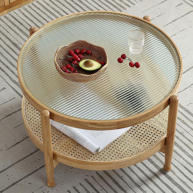 Zuiver☆ガラストップ サイドテーブル/コーヒーテーブル アイアン